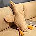 120 cm Simulazione Grandi Ali Anatra Peluche Lungo Cuscino Giocattolo Morbido Farcito Gigante Uccello Abbraccio Peluche Oca Selvatica Bambola per I Bambini Regalo Di Compleanno anatra marrone 50cm