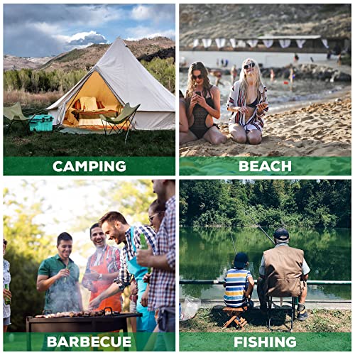 Lebleball Folding Camping Table, Portable Folding Table With Storage Bag, Adjustable Aluminum Camping Table For Outdoor Picnic, Beach, Backyard, Bbq, Patio, Fishing, Wood Color #TOP6