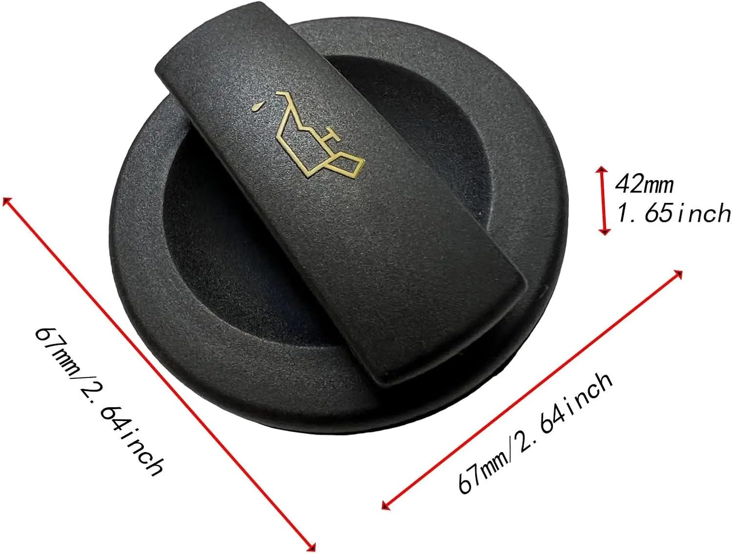 oil filler lid Compatible With A3 2006 2007 2008 2009 2010 2011 2012 2013 Car Engine Oil Filler Cap Cover 8692888 3547599