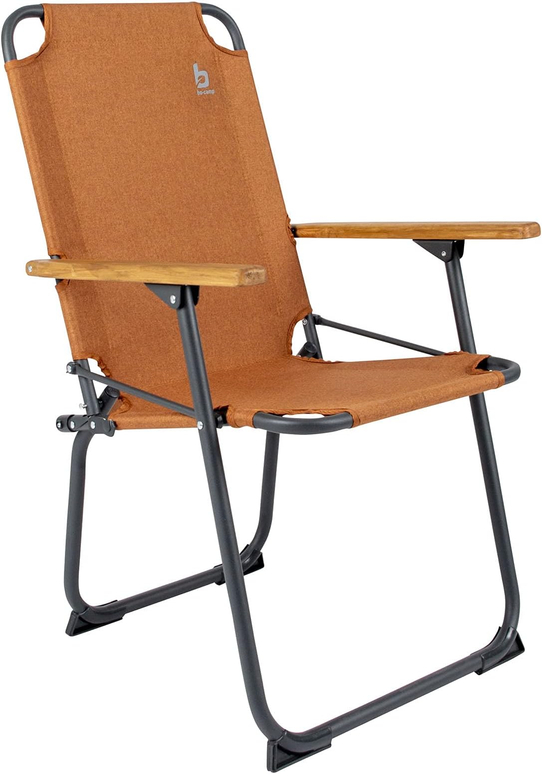 Bo-Camp Alu Klappstuhl Copa Rio – Faltbarer Campingstuhl Bis 100 Kg, 600D Nylon, Blau, Maße 65x55x7 Cm Geklappt