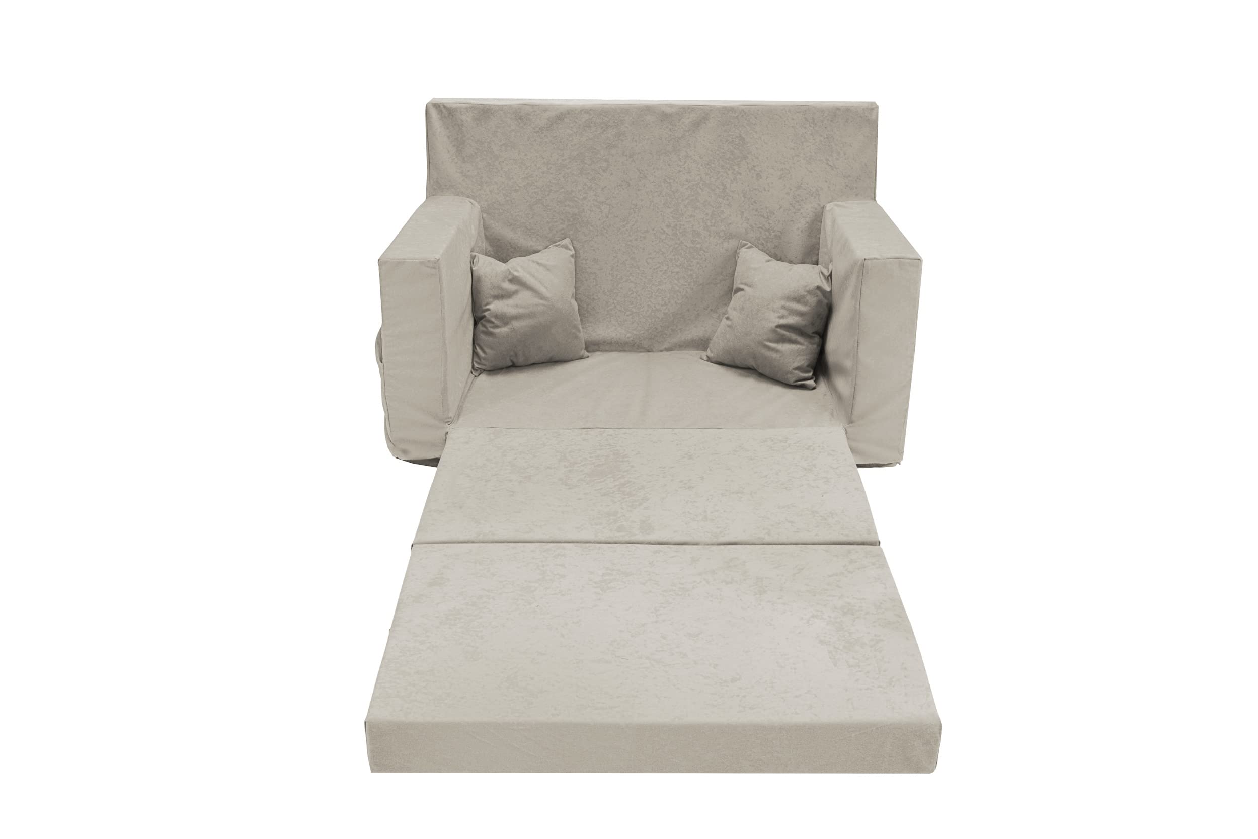 Flumi Kinderbank met slaapfunctie 3in1 graveren kindernaam - Kinderbank voor kinderkamer - Slaapbank met bedfunctie - Kindermeubilair - Kinderstoel 92 x 40 x 60 cm (roze