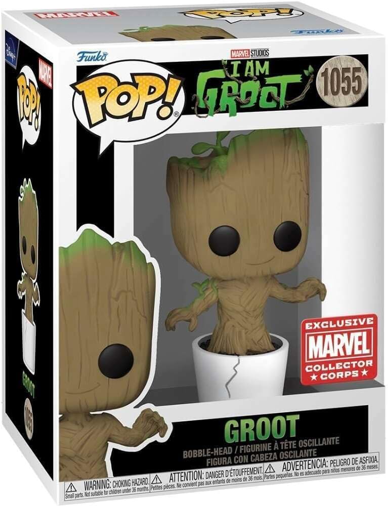 Funko Pop Groot #1055 Marvel Collector Corps Exclusive Disney+ I am Groot - Image 2