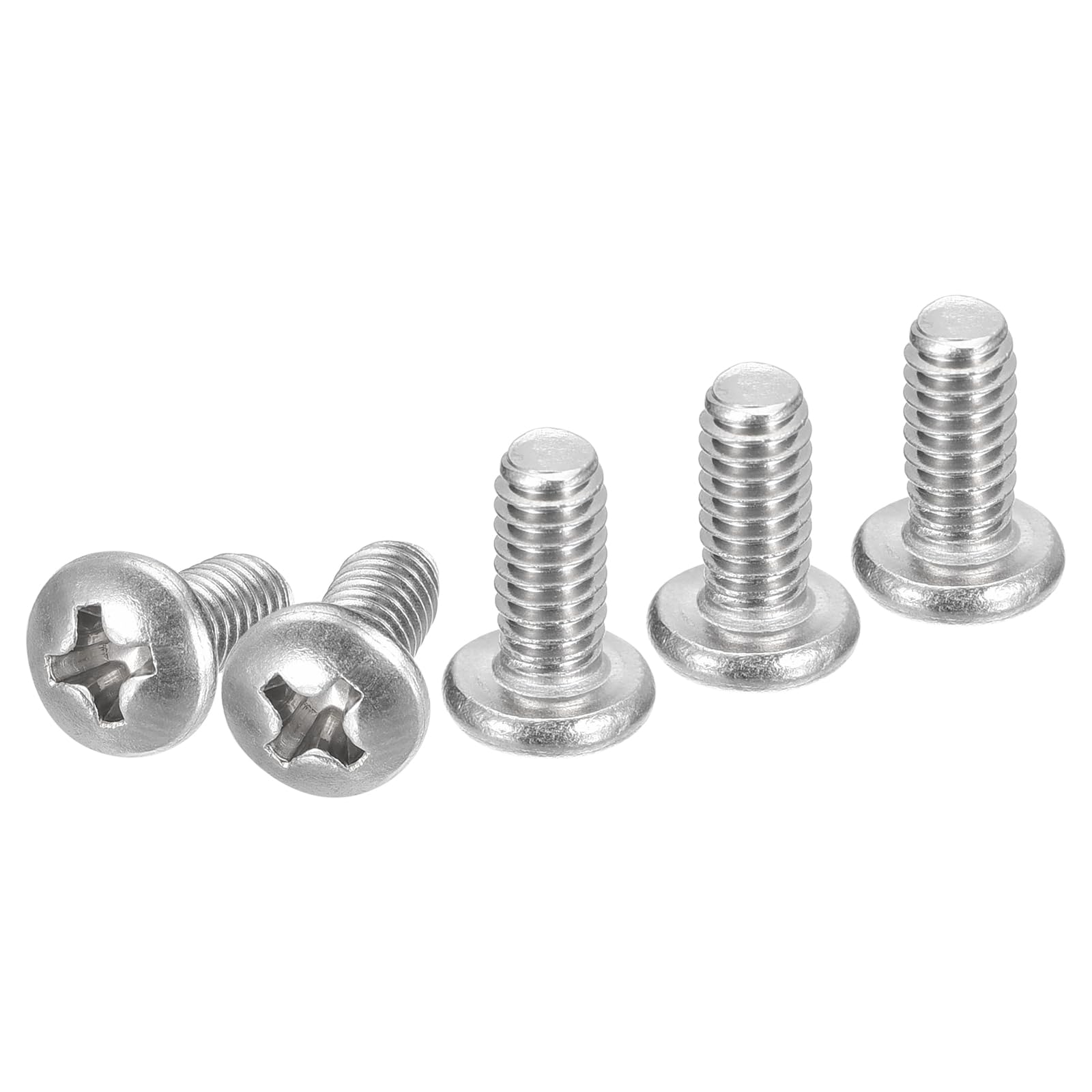 Stainless Steel Machine Screws - 100 Pack #4-40 -22
