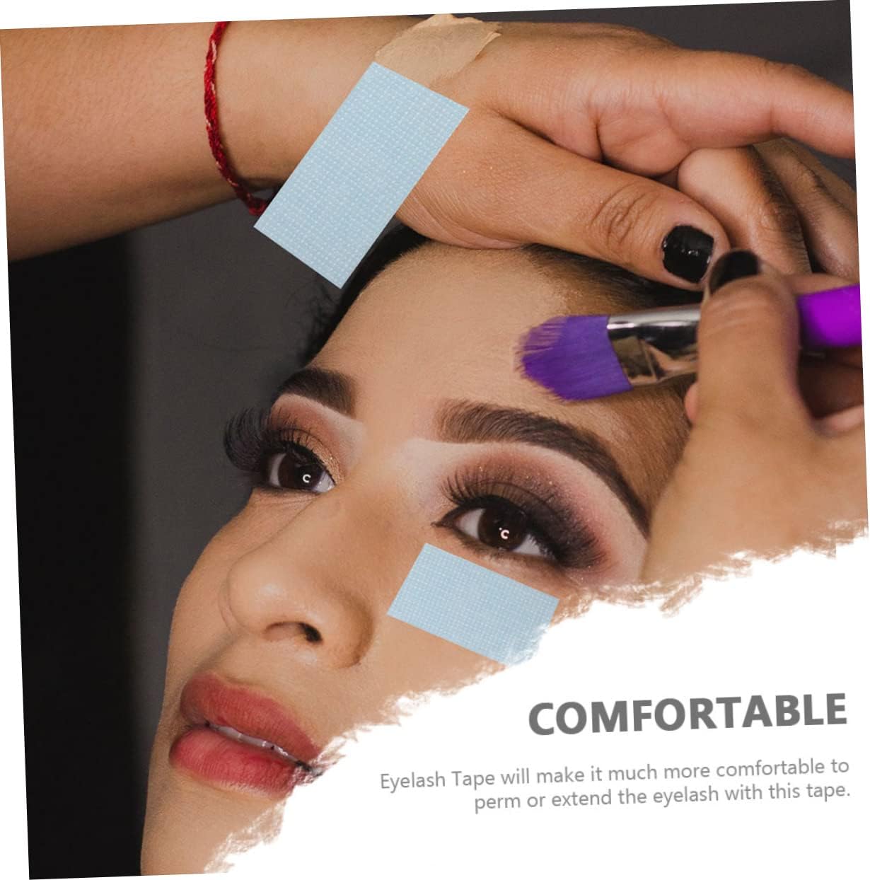 DOITOOL 8rolls Grafting Eyelash Tapes Breathable Adhesive Eyelash Extension Tools Cuttable Skin-Friendly Gel Tapes for Easy Use Makeup Salons and