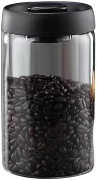 Automatic Vacuum Canister, Vacuum Storage Container, 2 Pieces, Coffee Beans, Storage Container, Coffee Canister, Airtight, Antioxidation, No Pump Required, High Vacuum Degree, Washable, Easy