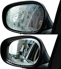 Filme antiembaçante Espelho retrovisor do carro filme à prova d'água filme protetor anti-reflexo à prova de chuva anti névoa de água, nano filme HD antirreflexo, anti-arranhões, à prova de chuva