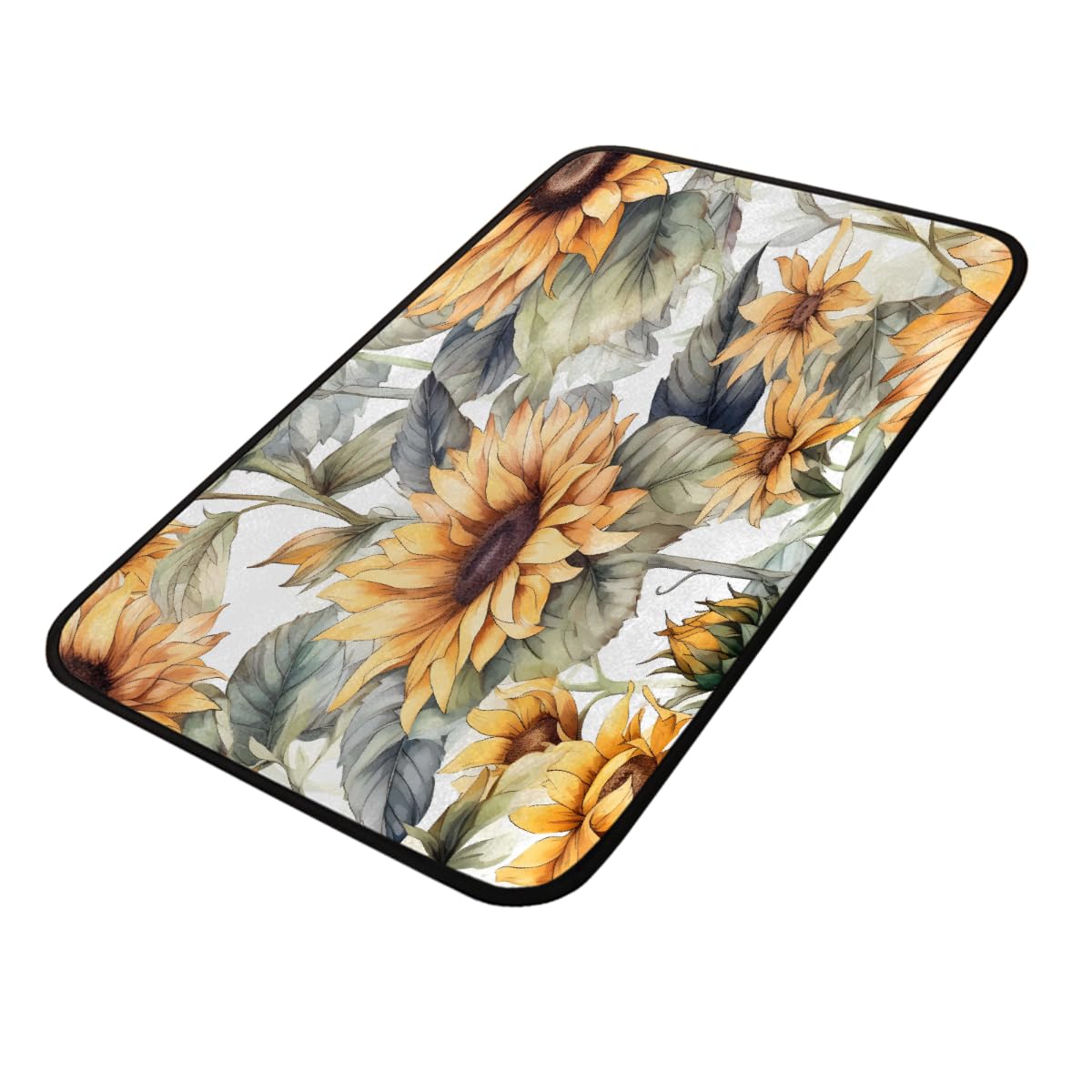 Tapis de sol tournesol 100x50 cm Mexpekil antidérapant entrée