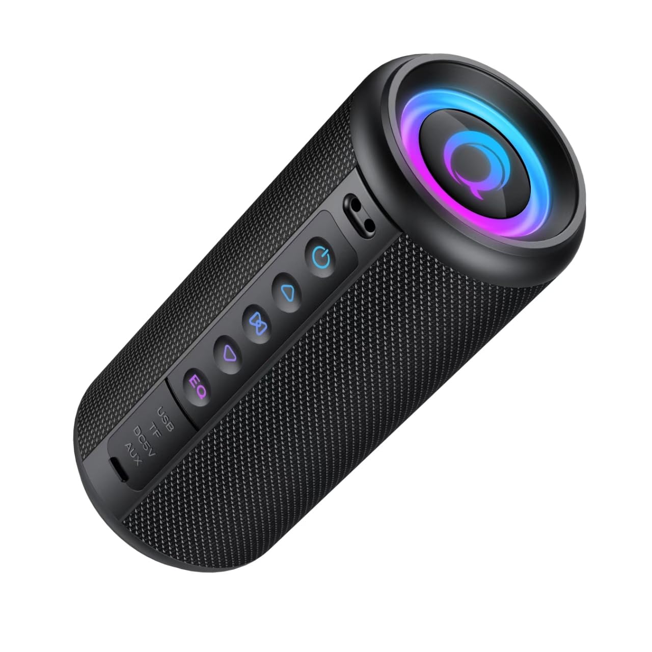 Powerful Bluetooth Speaker, 20W Bluetooth 5.4 Speakers with 3 EQ Modes, 20H Portable Speaker with HD Microphone, RGB Adjustable, Compatible with USB/TF/AUX/DC5V, Waterproof IP7 Bluetooth Speaker