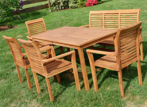 Teak Set Gartengarnitur Gartenset - 2