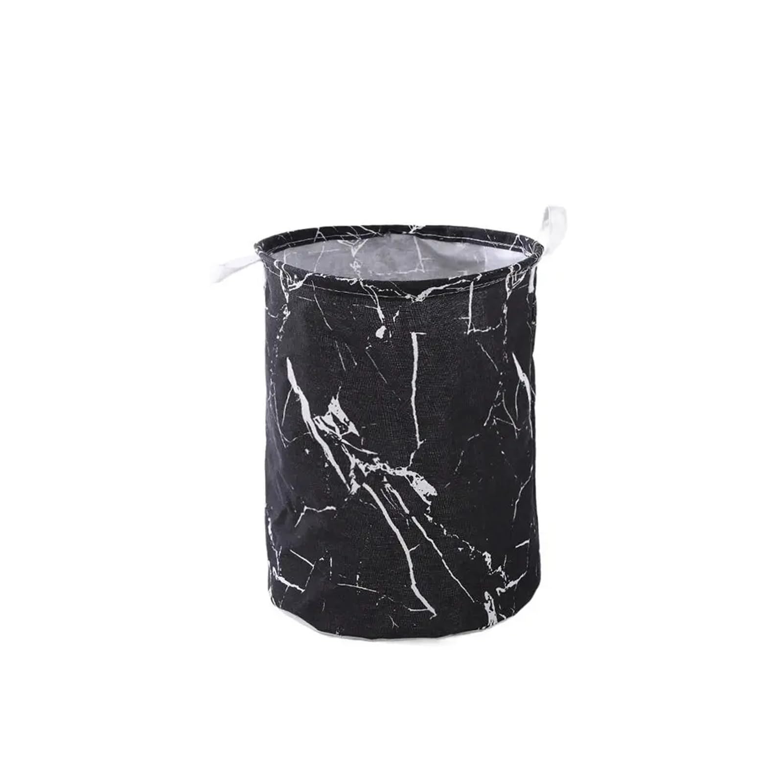 Folding Laundry Basket Household Storage Foldable Dirty Round With Handles for Dorm and Family
