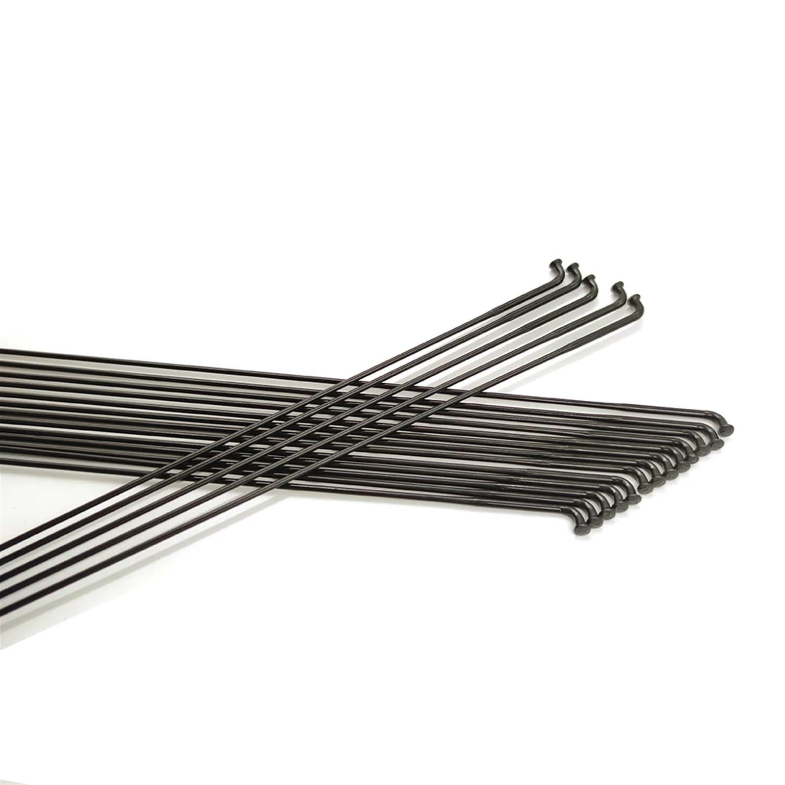 Raggi di Bicicletta Raggi for Bicicletta Rotondi Super Light Pillar TB2015 14G Tirare Dritto J-Bend da Corsa in Acciaio Inossidabile con Triplo Spessore Nero per Ruota