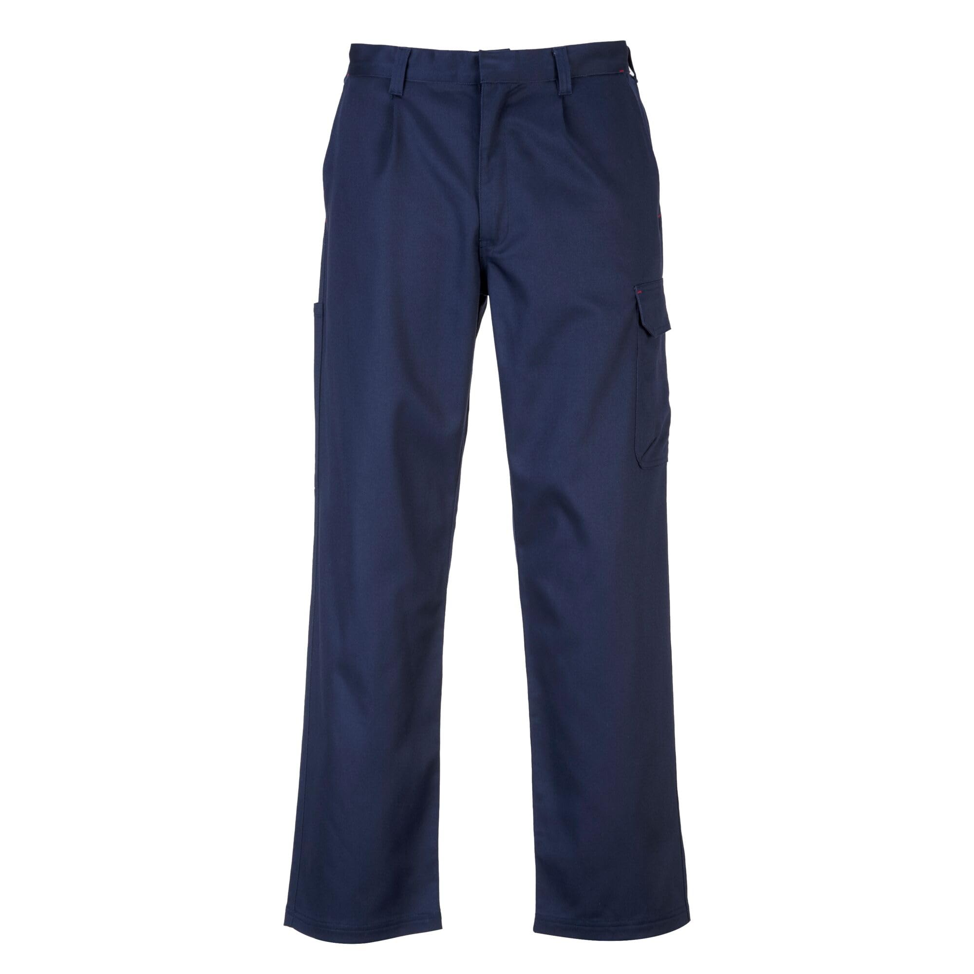 BZ31 Mens Safety Cargo Pants in Flame Resistant Bizweld ASTM NFPA, Navy, LargeR