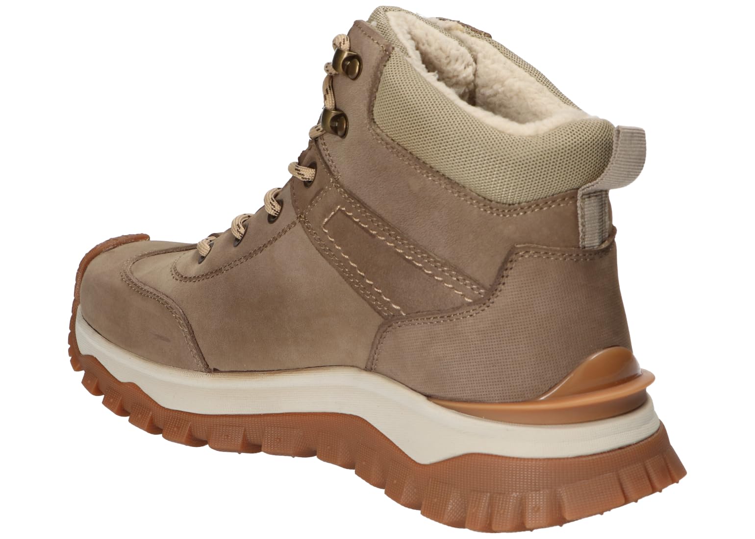 CY158 OCIEPLANE TREKKINGI TRAPERY BUTY ZIMOWE SKÓRZANE BG 38