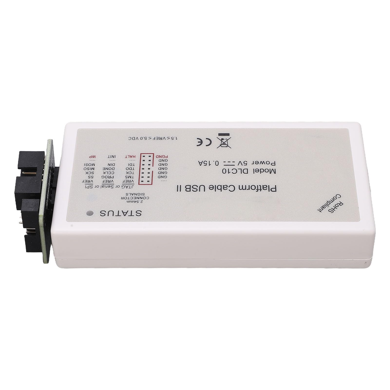 Fafeicy Downloader Piattaforma DLC10 Kit Cavi Downloader DLC10 Programmatore USB DLC10 per FPGA CPLD con Chip di Conversione Livello Ad Alta velocità 1,8 V 2,5 V 3,3 5 Cavi Piatti