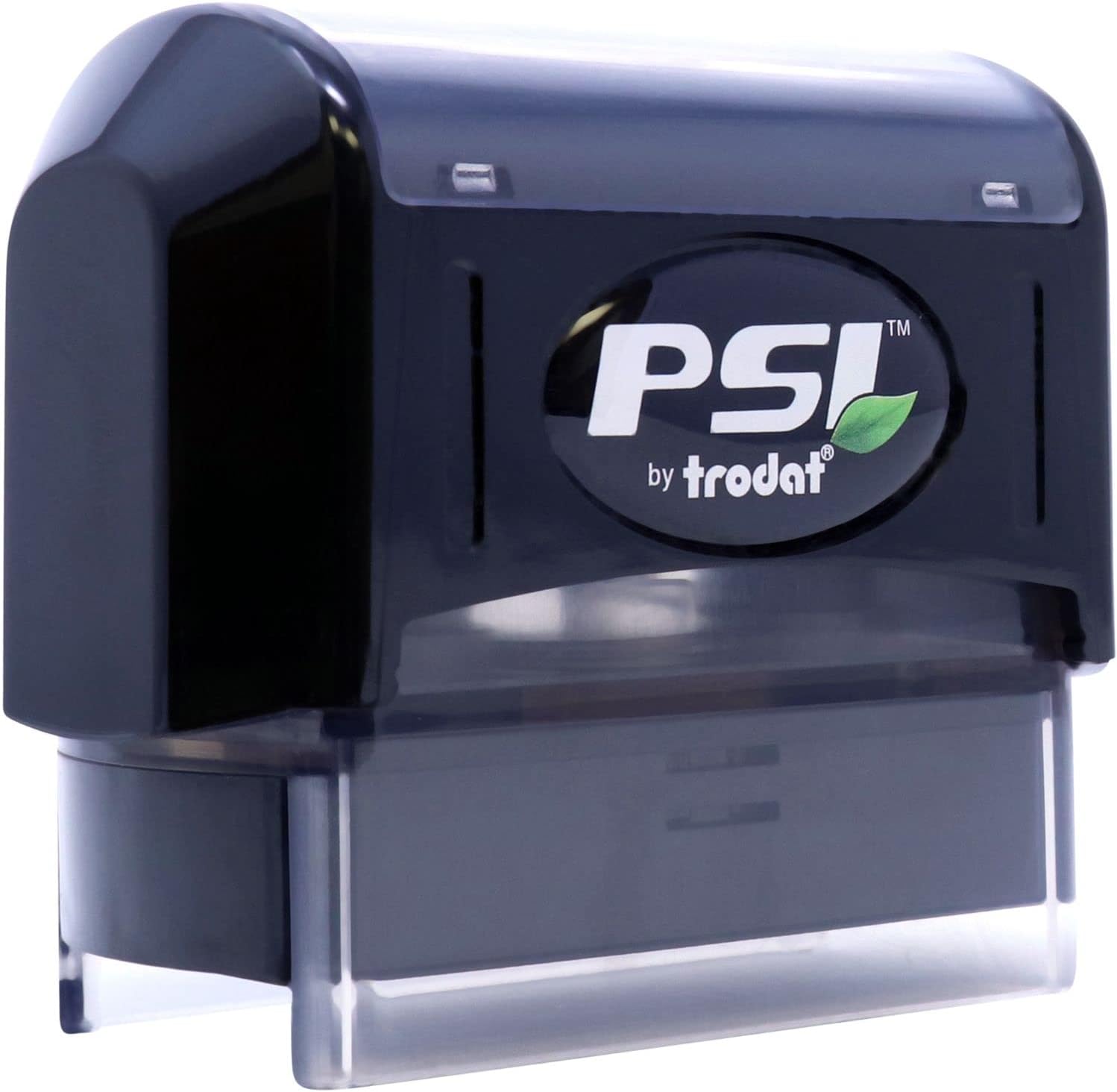 PSI Pre-Inked Plaque Address Stamper, Personalized Personal Return Address Stamp, Great Graduation Gift, Easy Press and Print Stamping, 5 Exciting Ink Colors, PSI 4141 Mount, Impression Size 7/8" x 2-1/4" up to 25,000 Impressions