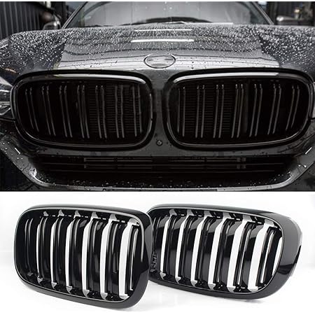 Amazon Bmw F15 F16 X5 X6 14 17車用 純正交換 フロント グリル ラジエーターグリル ラインカーグリル キドニー グリル 高級感 交換 メンテナンス カスタム 外装 パーツ グリル 車 バイク