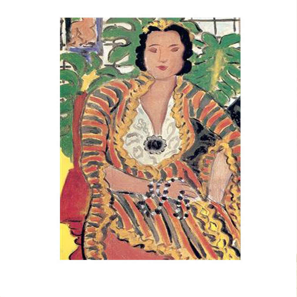 Affiche Henri Matisse Vintage Poster La Femme Assise Toile Décoration 40x60