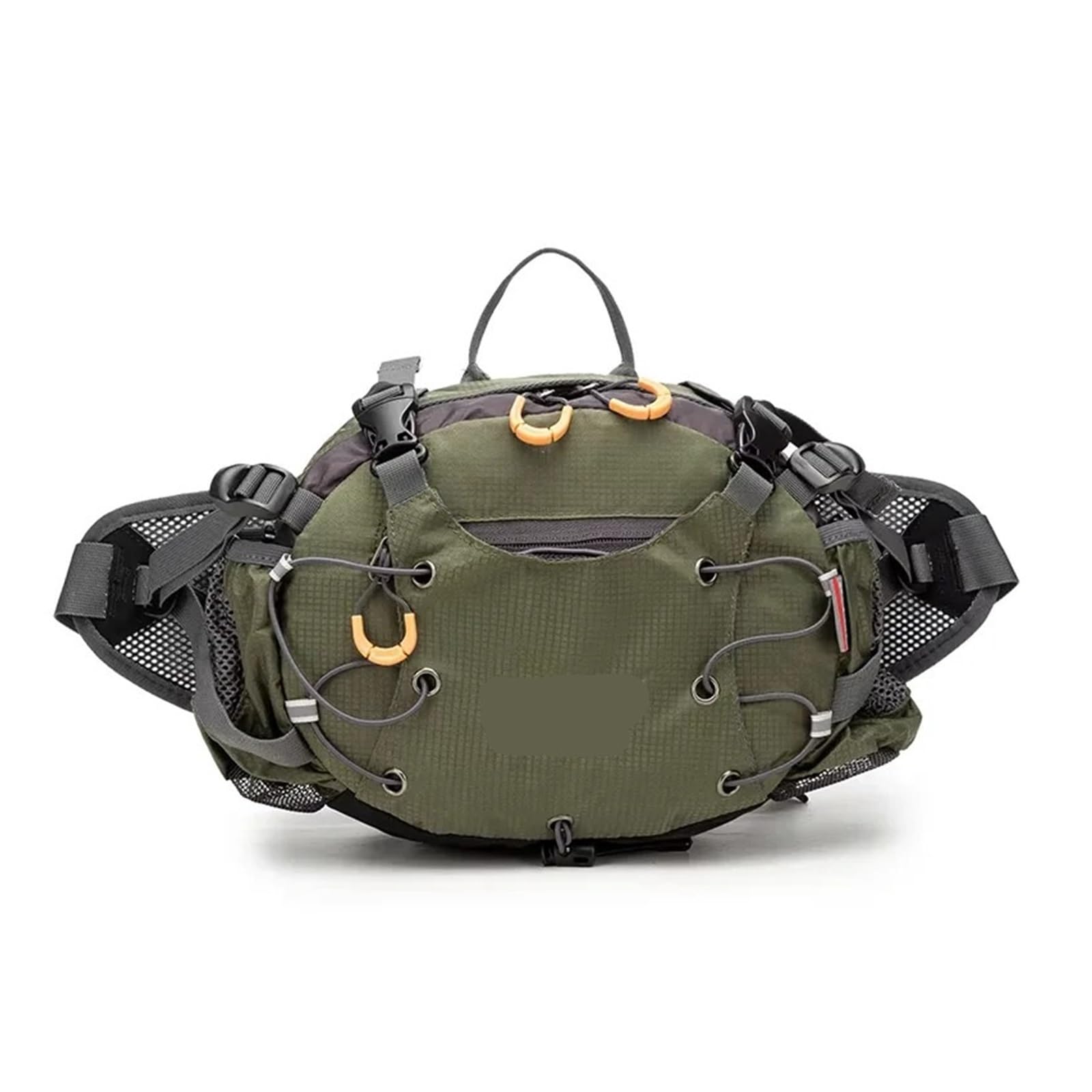Sac banane cyclisme vert militaire avec porte-bouteille réglable - 8