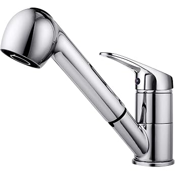 Kitchen Sink Mixer Tap 360  Rotatable Brass Faucet Single Lever Mixer Tap
