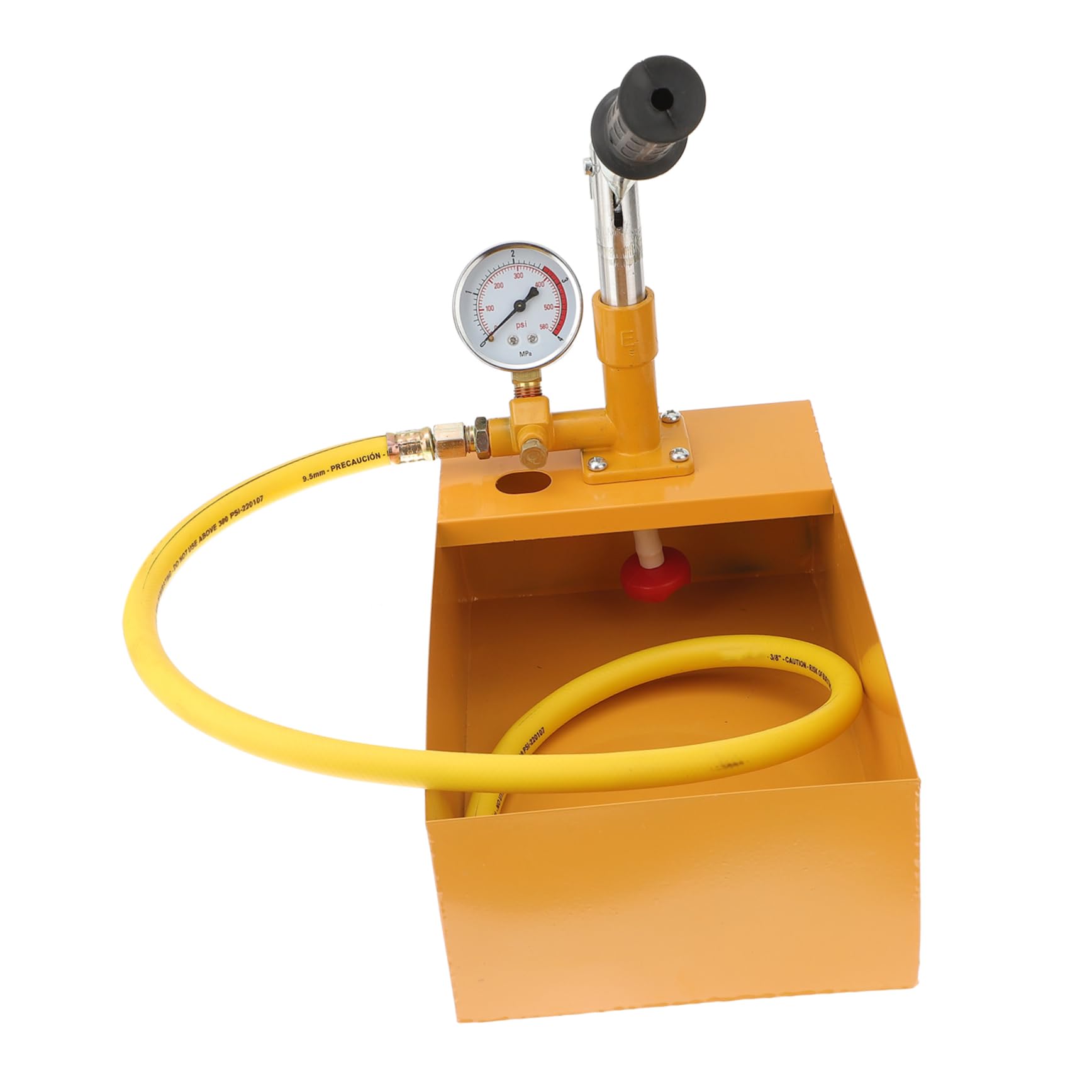 STOBOK Test Pump Water Pipe Manual Water Pump Cooling System Pressure Tester Coolant Tester Hand Water Pump Tester Water Pressure Gauge High Pressure Water Pump Hydraulic Tester