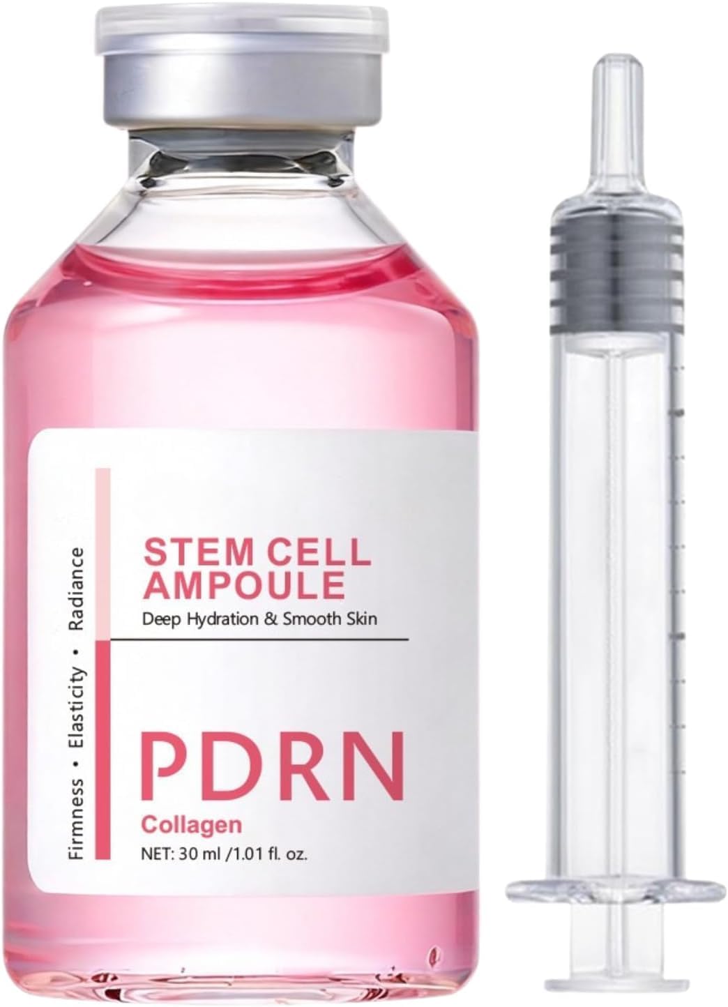 Salmon DNA PDRN Ampoule,PDRN Collagen Anti Aging Serum for Women,Korean Skincare for Glass Skin,Micro Infusion System for Face,Peptides Moisturiser Revitalising Care