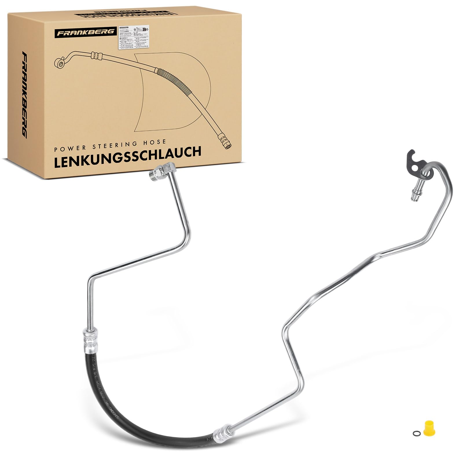 Frankberg Servosterzo Tubo flessibile Compatibile con Transit Bus FB FC FD FS FZ Transit Furgone FA Transit Pianale/Telaio FM FN Replace# 4548396,58425