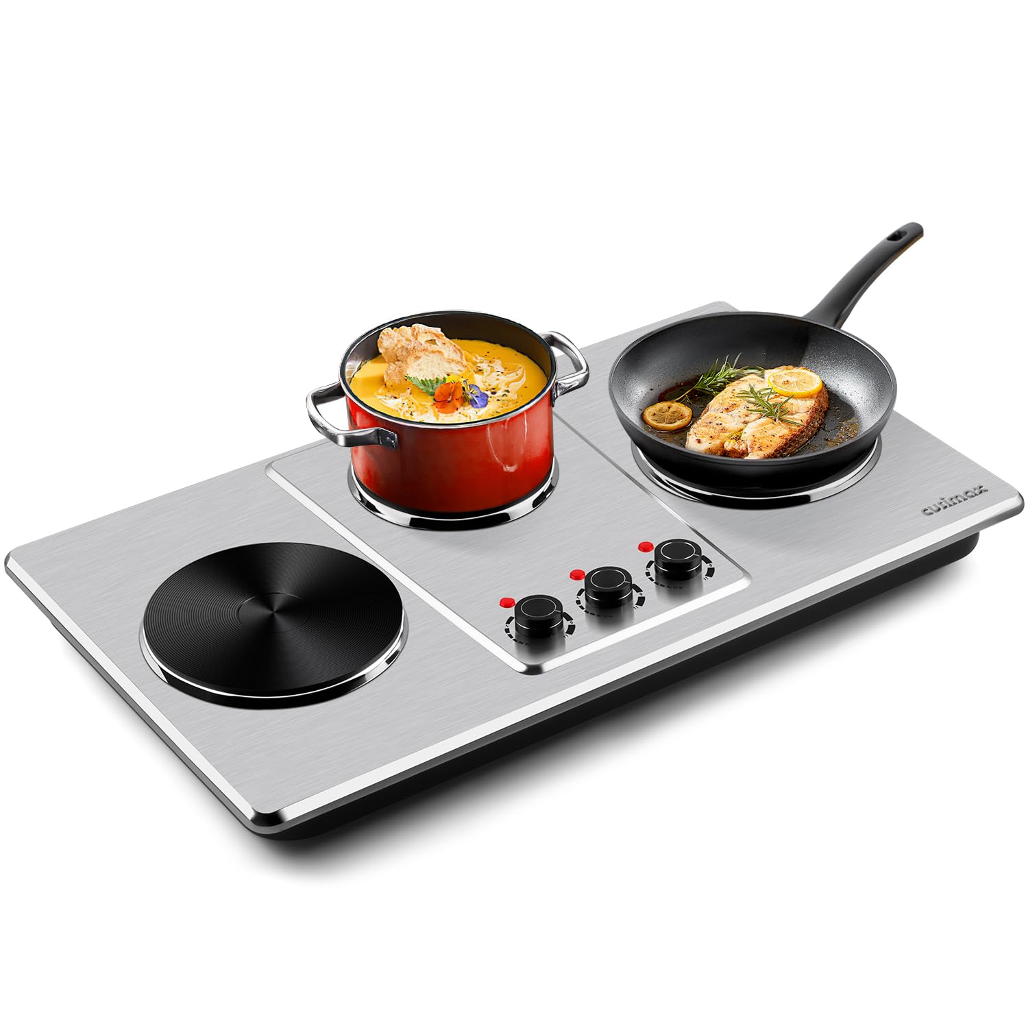 Cusimax Triple Burner Open-Coil