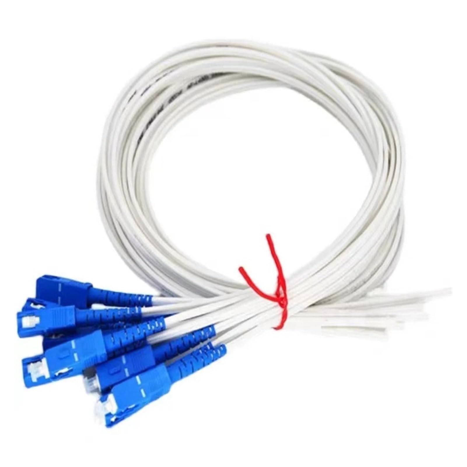 50pcs100pcs SC optical fiber pigtails 1m GJXH/GJXFH singlemode Simplex drop cable specially used for installation(100pcs)