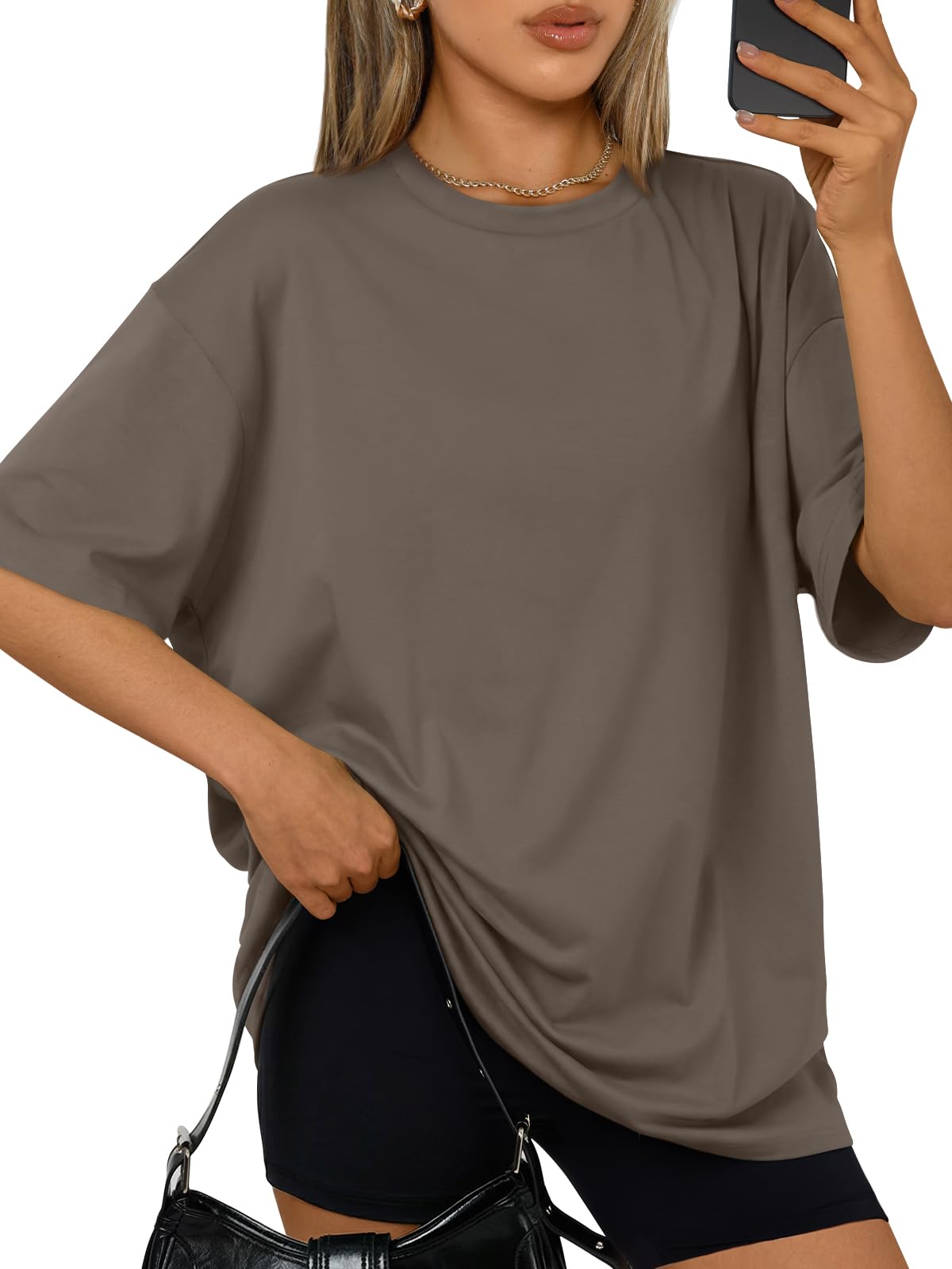 Trendy Queen Womens Oversized Summer T Shirts Plus Size Batwing Cute Casual Tops Short Sleeves Fashion Workout Clothes