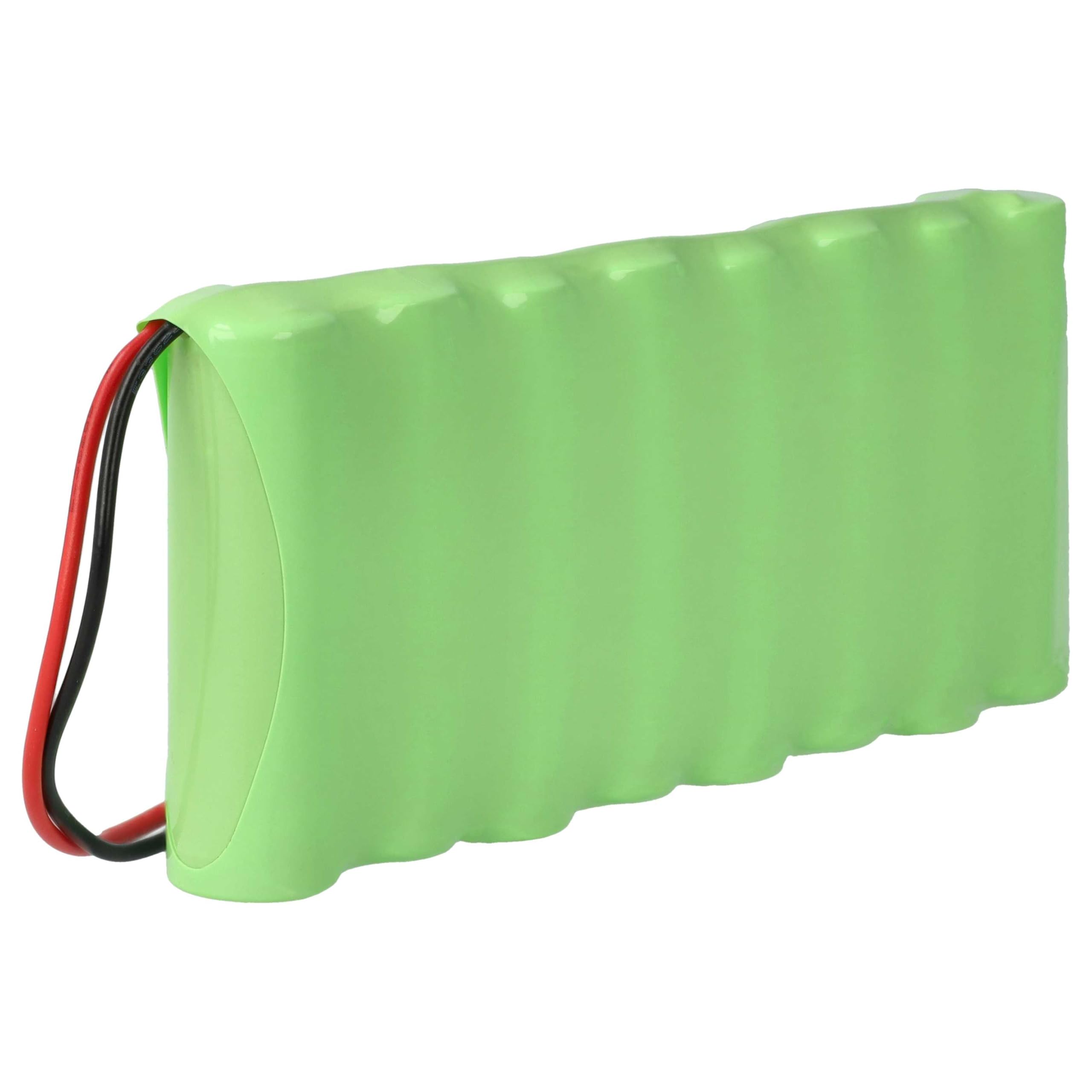 vhbw 2x batteria sostituisce Visonic 100729, GP220AAH8BMX, GP130AAH6BMX per sistema d'allarme (2200mAh, 9,6V, NiMH)