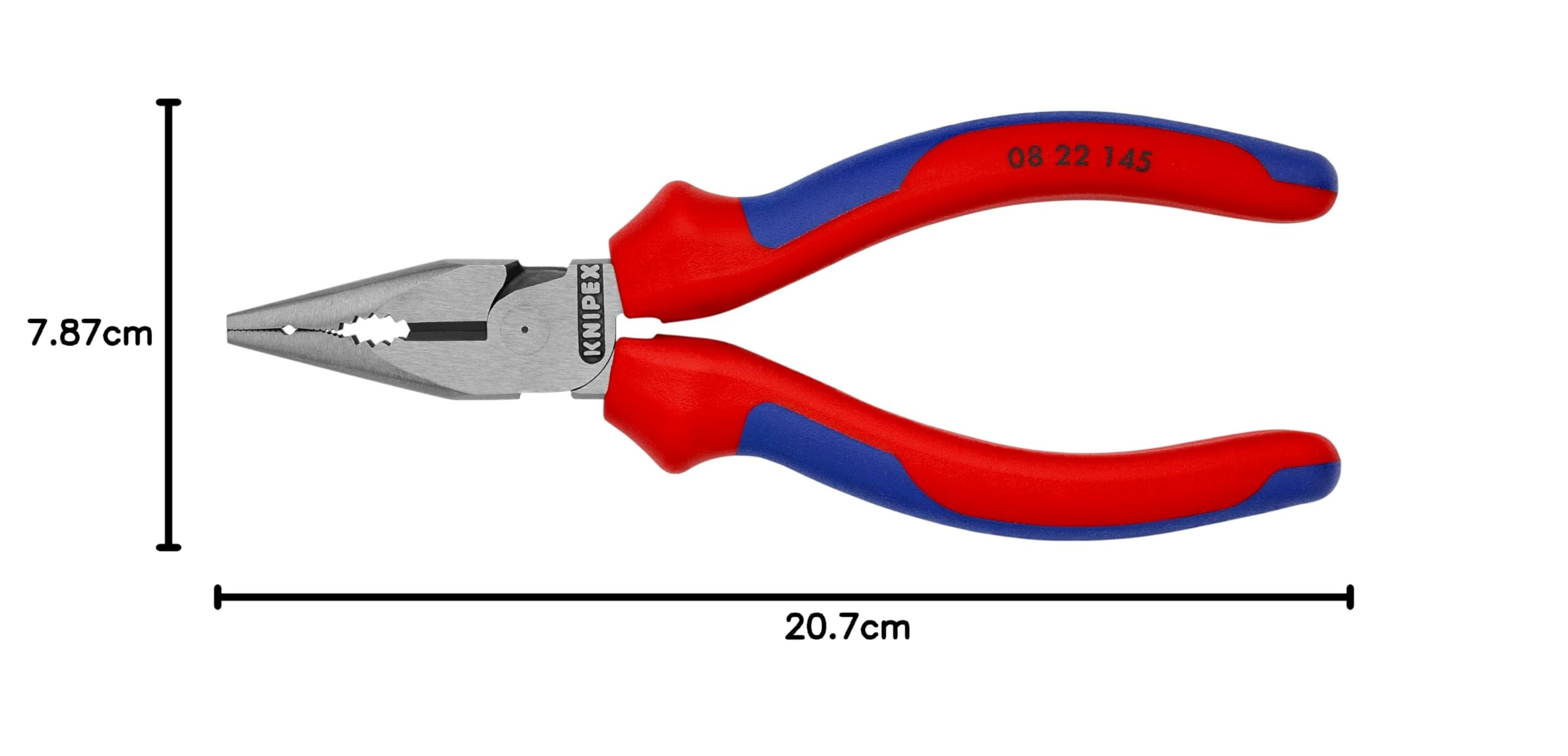 KNIPEX Tools 00 20 72 V06 2 szt. mini szczypce w woreczku na pasek - Cobra® i igłowany nos