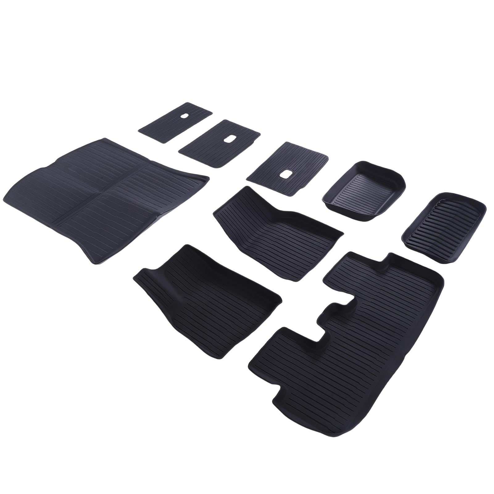 Juego de Alfombrillas Duraderas para el Piso del Coche, TPE para Todo Tipo de Clima, a Prueba de Arañazos para Juniper 2025 2026, Kit Completo de Alfombrillas Delanteras y Traseras para
