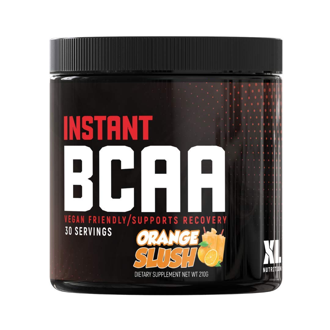 XL NutritionInstant BCAA 210g | Vegan Friendly | Supports Recovery | 30 Servings | 2:1:1 Ratio | Delicious Flavours (Orange Slush)
