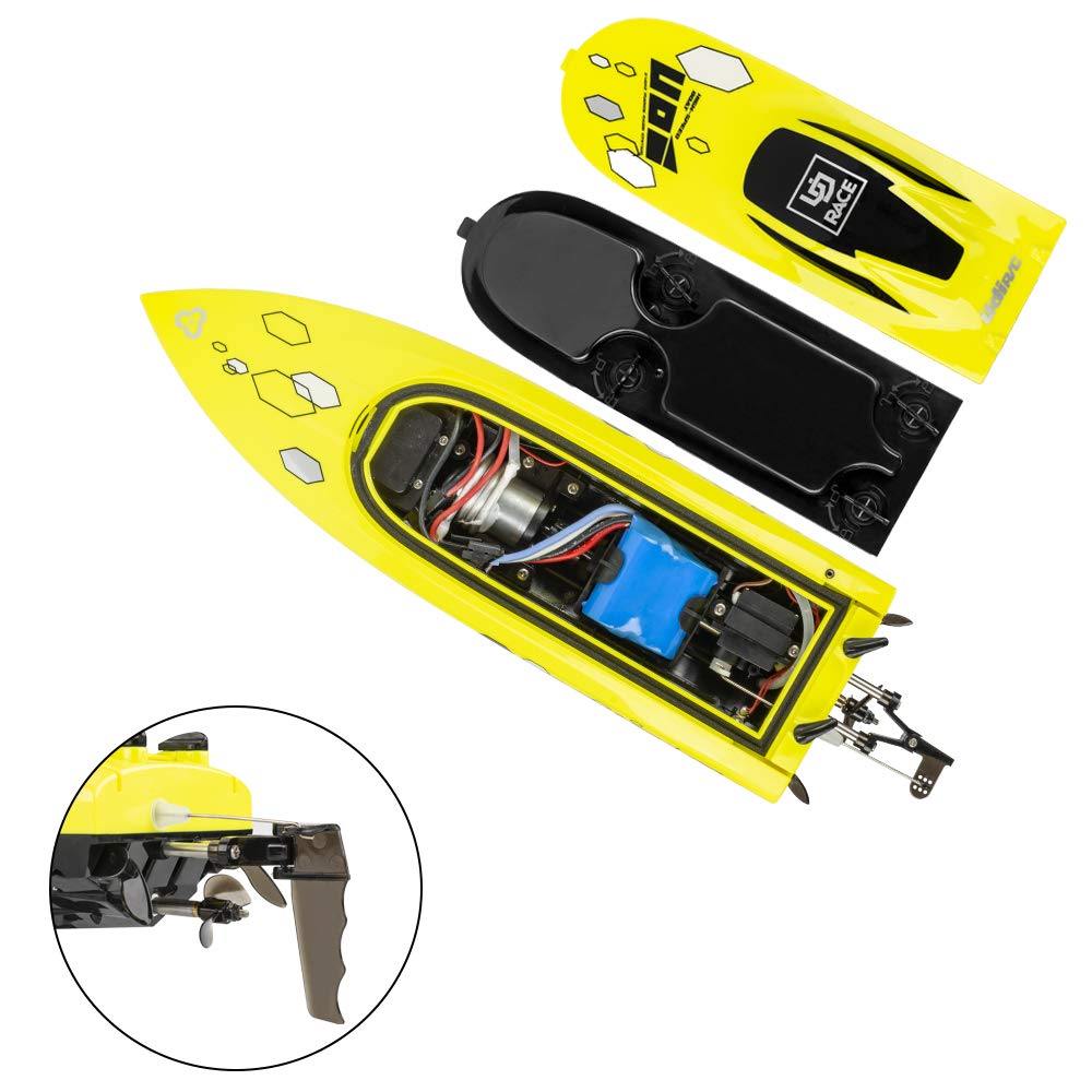 ママズマートXYSQWZ Remote Control Boat for Pools, Lakes Rivers, Fast RC Boat