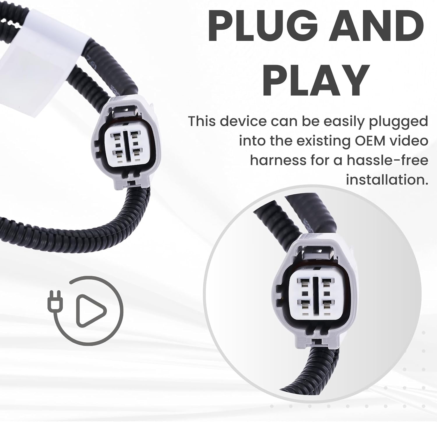 Backup Camera Replaces for 2010-2013 Toyota Tundra OE Part # 86790-34030, 86790-34011