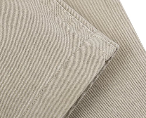 Bienzoe Big Boy's School Uniforms Flat Front Adjust Waist Pants Khaki Size 16 #TOP7