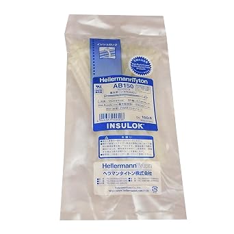 HellermannTyton INCHLOCK AB150 100 Count Standard Indoor Grade Milky White