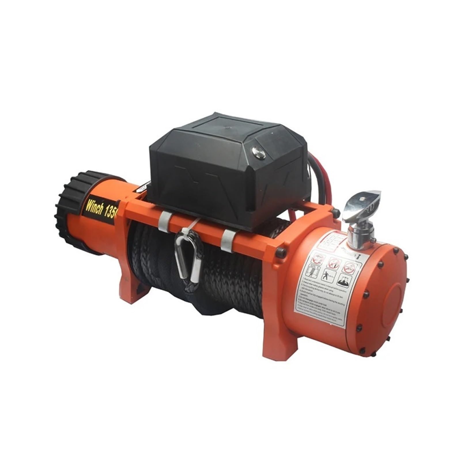 12V 24V 13500lbs Veicolo Fuoristrada Modifica Salvataggio Verricello Elettrico Di Autosalvataggio Piccola Gru 24m Paranco Elettrico Telecomandato Verricello