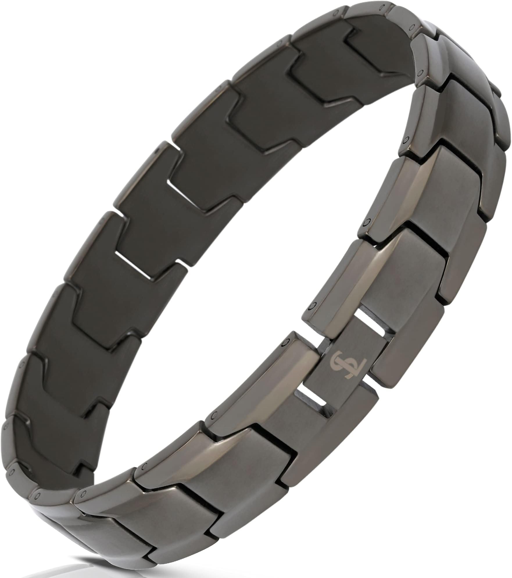 Smarter LifeStyle Elegant Surgical Grade Steel Men's Wide Link Stylish Bracelets for Men, Adjustable - 4 Colors to Choose from – Mens Jewelry, Mens Bracelets Metal