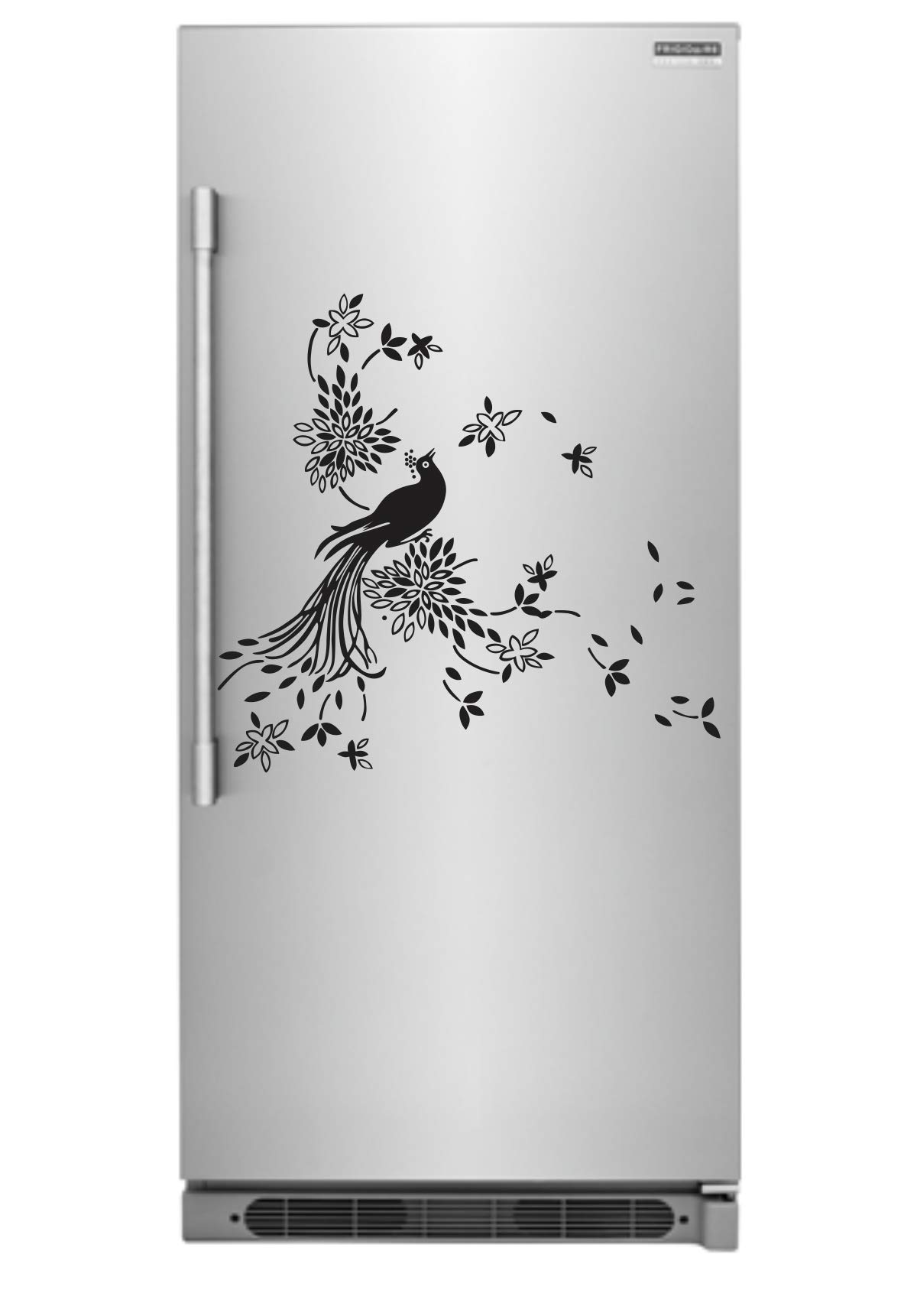 Decor Villa Pecock Fridge Sticker & Wall Sticker (PVC Vinyl,Size- 58 cm x 55 cm) (B06Y2XVD1N) Amazon Price History, Amazon Price Tracker