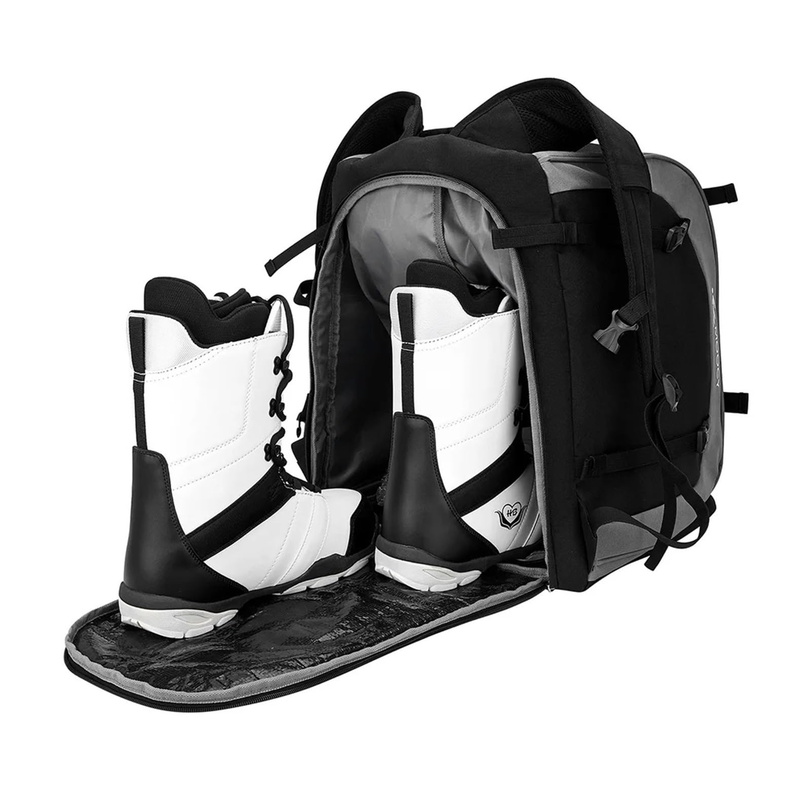 Mochila para Patines en línea, Mochila for Botas de esquí, Mochila Unisex Gran Capacidad, Impermeable, for Casco