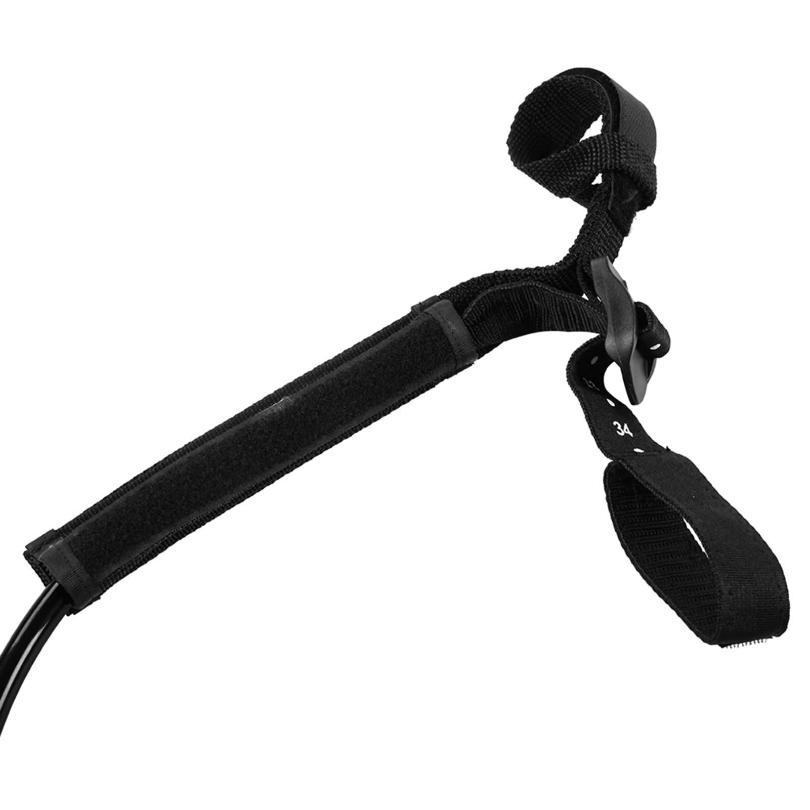 2pcs Windsurf Kabelbaum Leine, 28-34 Zoll Sicherheitswindsurf Seil Verstellbare Surfbrettlinien Schwarzes Surfzubehör für Wassersportarten
