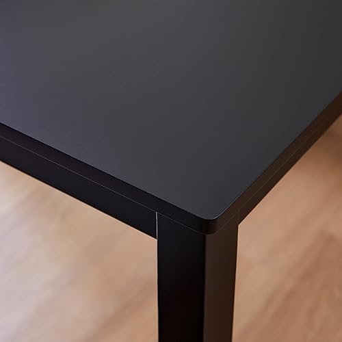 Miniatura 7 de Livinia Seattle - Juego de mesa de comedor de madera de 5 piezas para 4, moderno juego de comedor de cocina de granja con sillas traseras de