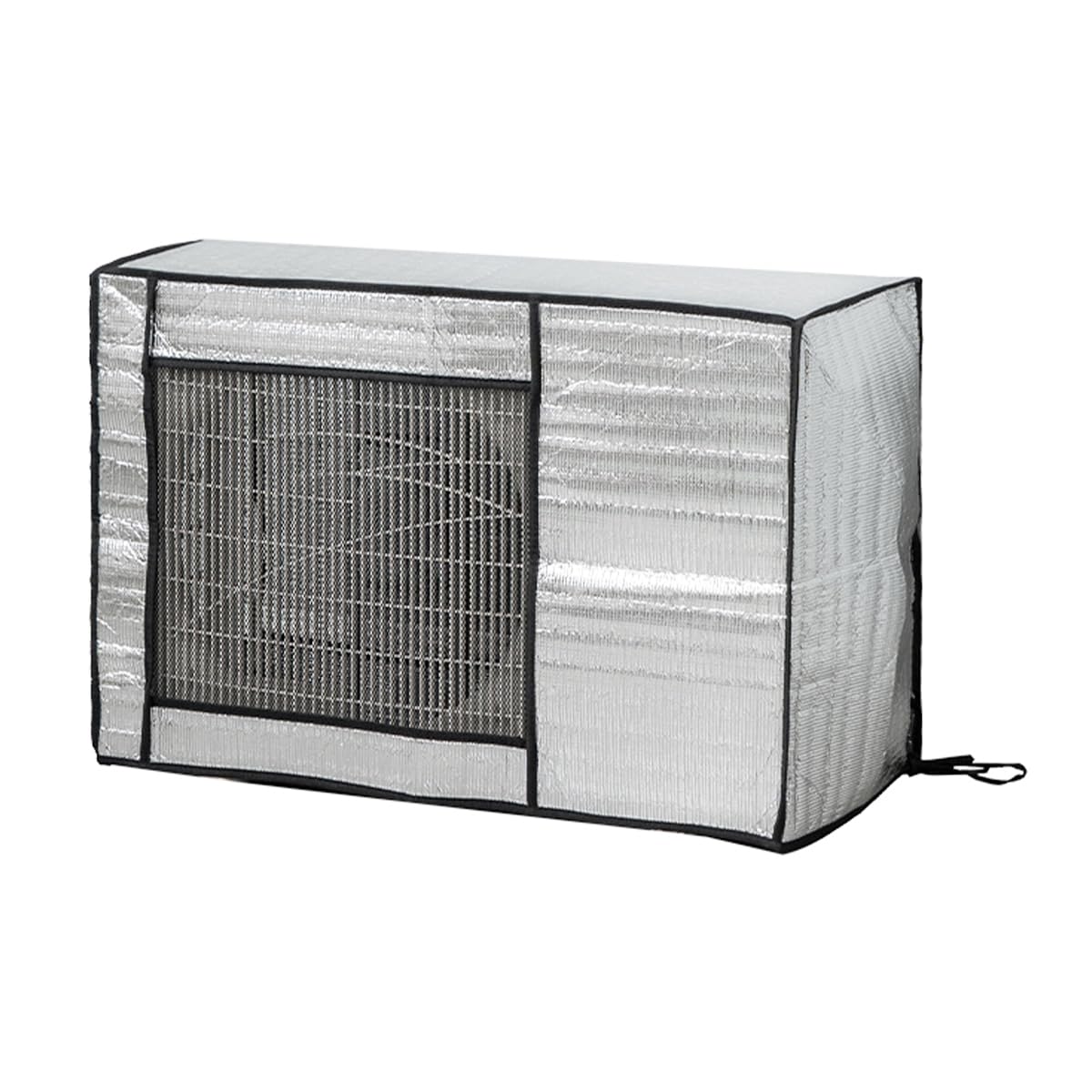 NUZAMAS Air Conditioner Waterproof Cover AC Unit Cover 1.5P 80x30x57cm Foil Protective Case with Fixed Strap Air Conditioner Dust Cover Wall Window