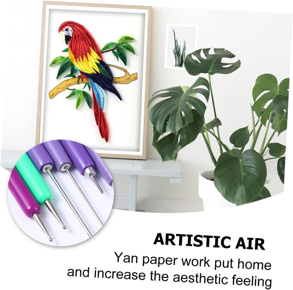 STOBOK 21pcs DIY Quilling Kit Pens Ink Roller Craft Paper Quilling Tools for Random Color