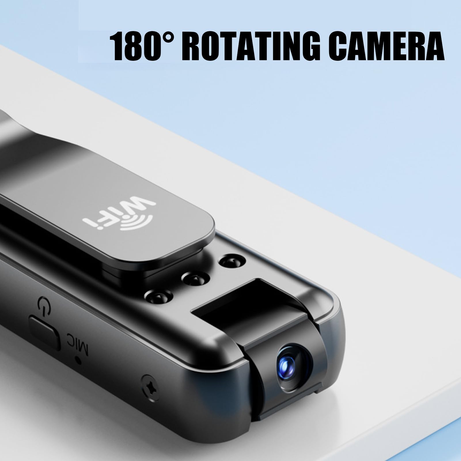Body Cam – clip Action Camera | Mani personali, acquisizione audio visiva | videoregistratore indossabile con supporto sul petto | Adatta per ciclismo, sci e viaggi