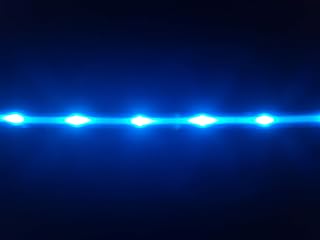 Light Up Dog Leash LED Dog Leash - 1,000 Feet of Visibility - USB Rechargeable Waterproof Glow in The Dark Dog Leash - 6 Foot, Light Blue