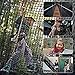 Tongmo Climbing Cargo Net, 6.5' X 9.8' Double Layers Playground Safety Net, Kids Backyard Climbing Net, Used for Treehouse Accessories...with Storage Bag and Carabiners