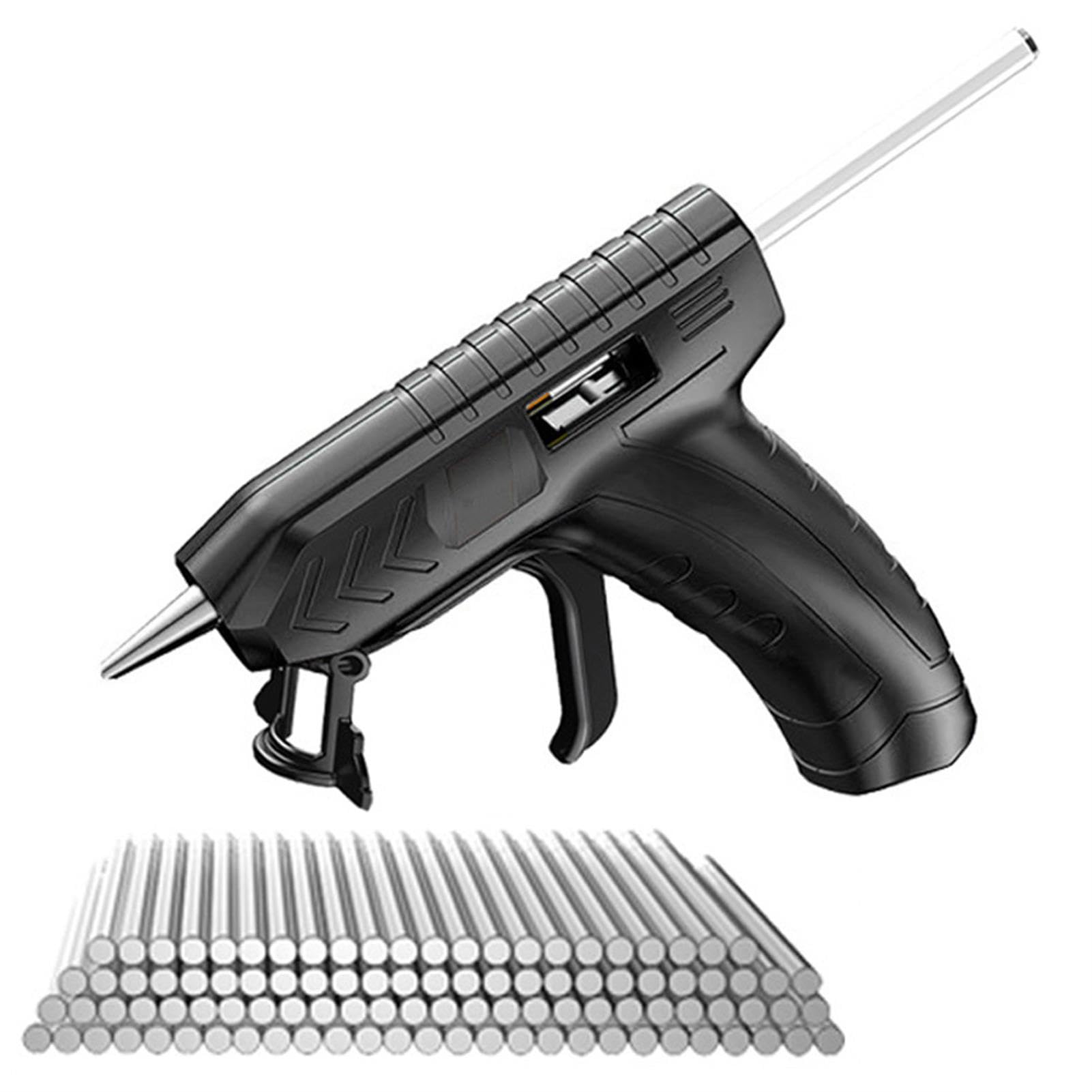 Cocoarm Macchina per Colla a Caldo Professionale Senza Fili, USB Ricaricabile, Kit di Strumenti per Riparazioni Artigianali con Ugello in Rame 302F, Spegnimento Automatico a Calore Rapido per (con