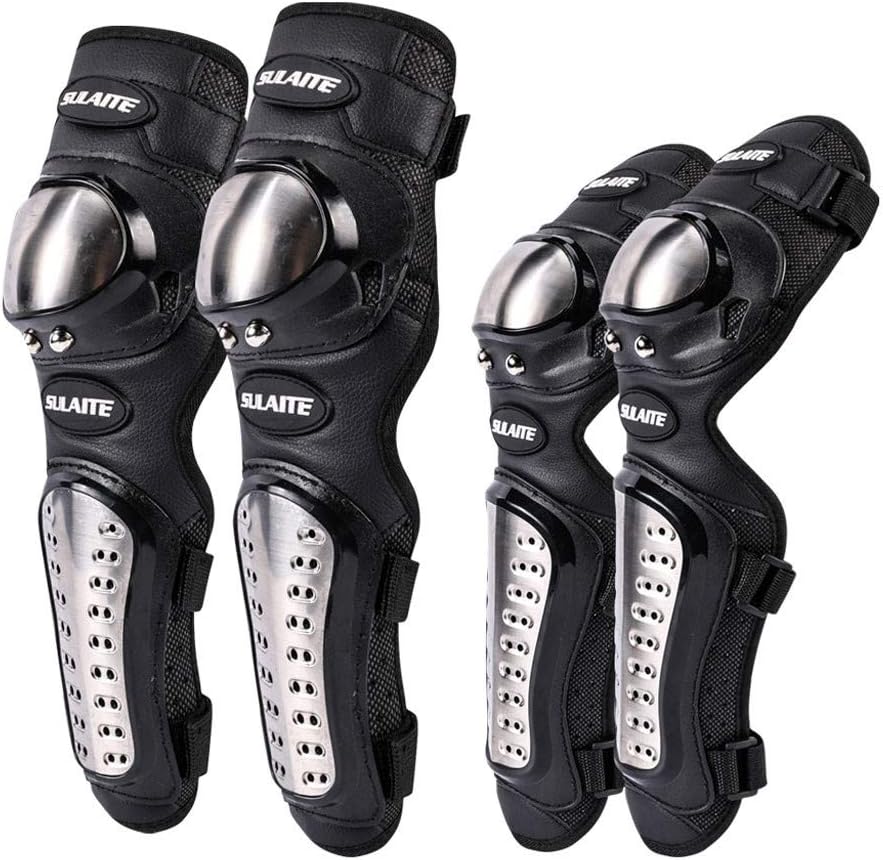 Guard Knee Elbow Pads Steel Stainless Sports Sport Headbands for Men Black : Sports & Outdoors